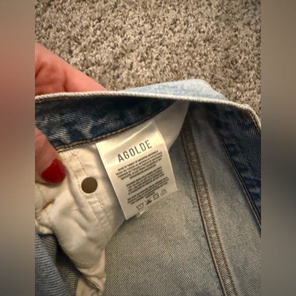AGOLDE Women's Blue Jeans - Picture 3 of 4